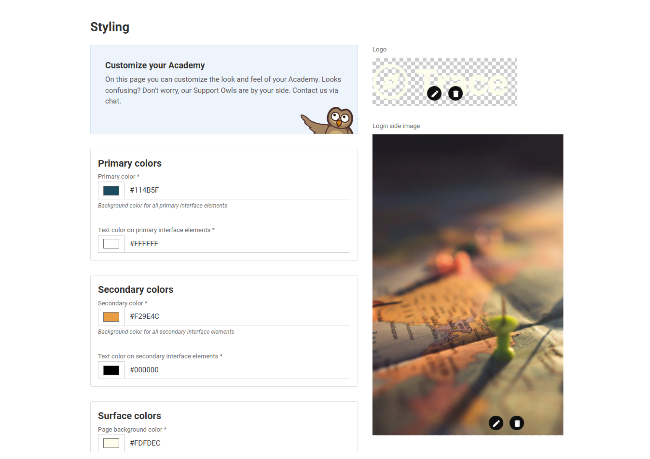 screenshot white labeling feature